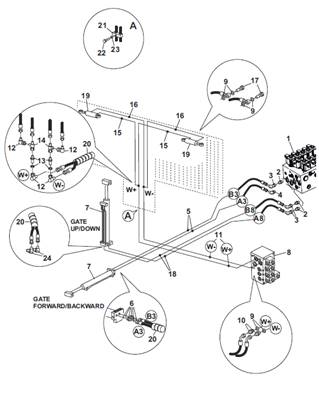 Hydraulic removable grid, mounting 9992655