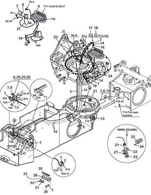 Front frame harness, mounting 9992763S2