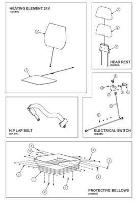 Seat 7000 BASIC, assembly 99929132