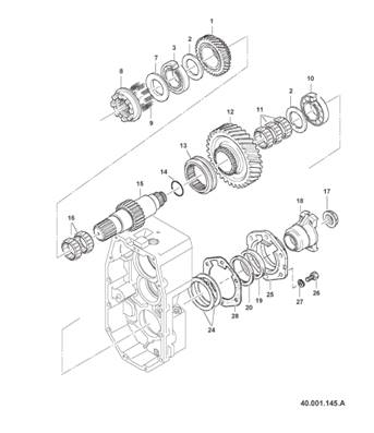 Transmission box, assembly 99929193