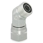 Male-female union ORFS 9/16-45° Parker 4V6LO-S
