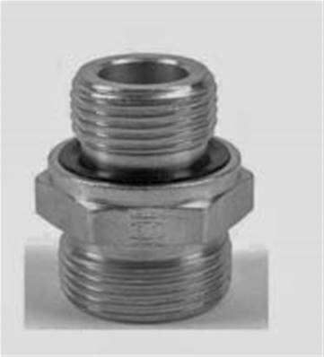 Adapter male 12S - male BSP ISO 1179 3/8