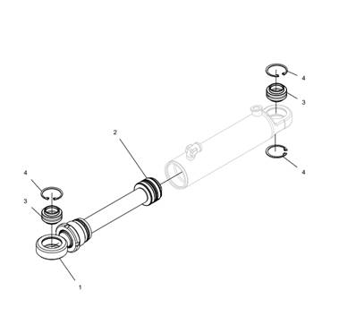 Cylinder ø63/40 – 215 LM013203