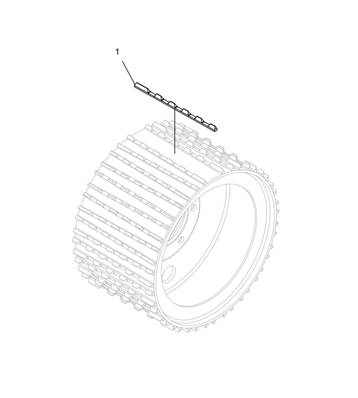 Feed roller V-steel E LM018249