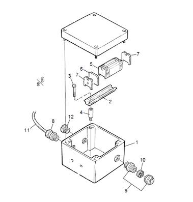 Lower connection box LM033686