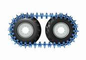 Pair of tracks bluetrack perfekt 26mm 2x2 for 750/55 Pewag 872642X2