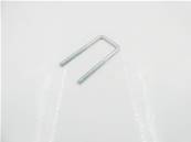 U-Bolt Sq 3/8 Unc X 2 Id X 5'' Lg Zn