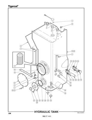 Hydraulic Tank 502071403