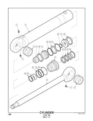 Cylinder, steer 52001192