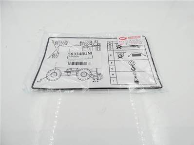 Label tie-down/lift skidder 58334BUNI