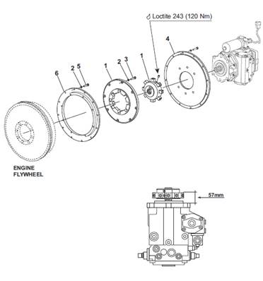 Transmission pump, assembly 9902923