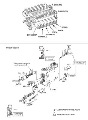 Crane distributor K170, assembly 9903402