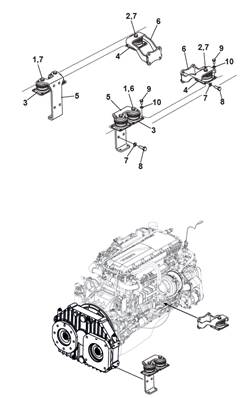 Engine installation 9990017