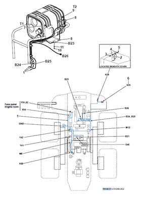 AdBlue harness, installation 9991215