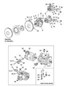 Transmission pump bracket, assembly 9991295S2