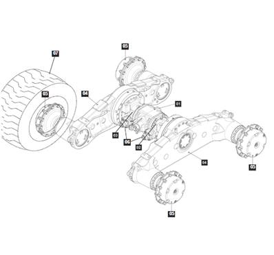 Bogie, assembly 9991517