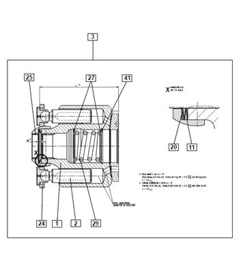 Transmission pump, rotation 9991709