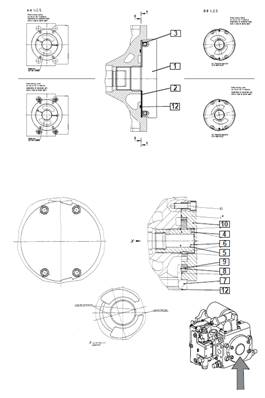 Transmission pump, auxiliary pump drive 9991713