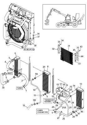 Water cooling, mounting 9991826S2