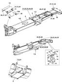 Rear frame, assembly 9991941S2