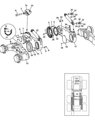 Bogie, assembly 9992039S2
