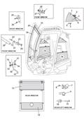 Window sun visors, assembly 9992163
