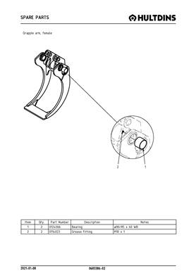 Grapple arm, female 068338602