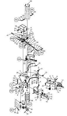 Multi stemming unit with rotator control LM043631