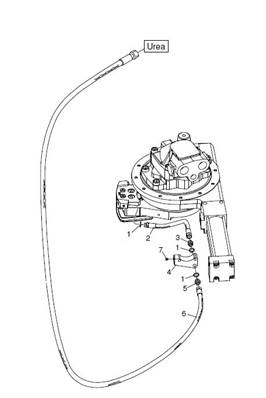 Stump treatment hose kit for saw unit SuperCut 100 LM554277