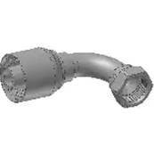 Crimp fitting Parker JIC 9/16 - 90° - Series 43 13943-6-6