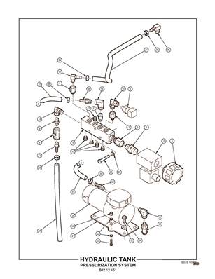 Hydraulic Tank, Pressurization System 50212452