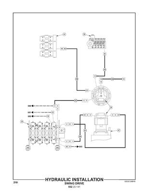 Hydraulic Installation, Swing Drive 50220141S2