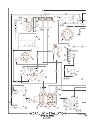 Hydraulic Installation, Upper Frame 502242571S5