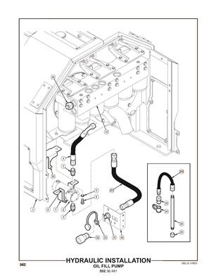 Hydraulic Installation, Oil Fill Pump 50236482
