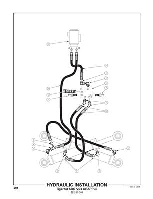 Hydraulic Installation, TCi SBG7204 Grapple 50245301