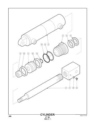Cylinder, ladder 5202212