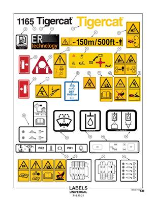 Labels, Universal 7104922