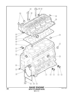 Base Engine with Cylinder Head 9010181