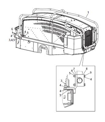 A4 color printer, assembly 9991106