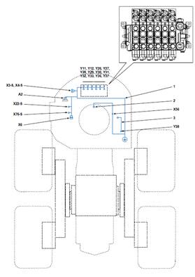Crane distributor harness, assembly 9991218