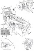 Cab side console, assembly 9991843S2