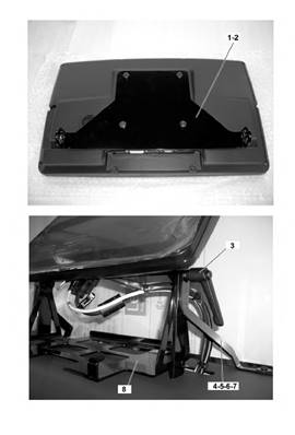 Keyboard stand, assembly 9991858