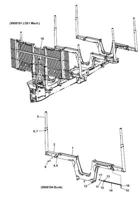 Mechanical cradles, assembly 9991942