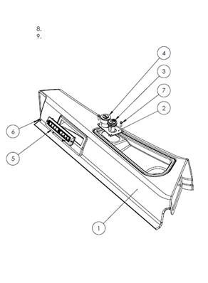 Left panel, assembly 9992005