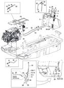 Fuel tank, mounting 9992438S2