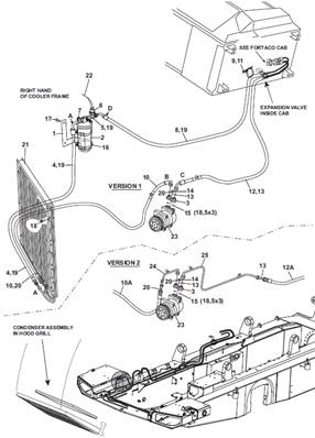 Air conditioning, pipes 9992469
