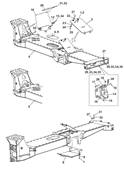 Rear frame, assembly 9992502S2