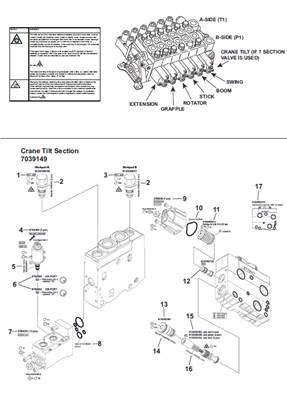 Crane distributor K220, assembly 9992539