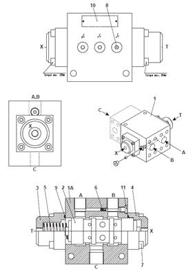 Transmission, flow divider 9992727