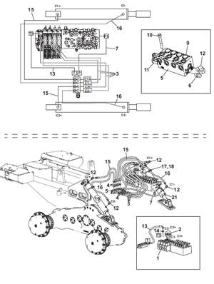 Bogie lift, assembly 99929213